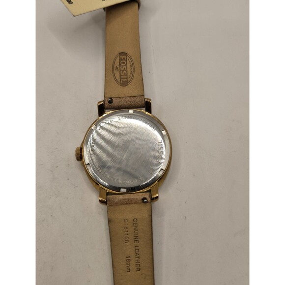 Fossil ES3358 Silver Dial Multifunction Ladies' Watch. New Brown Leather Strap. - Picture 4 of 8